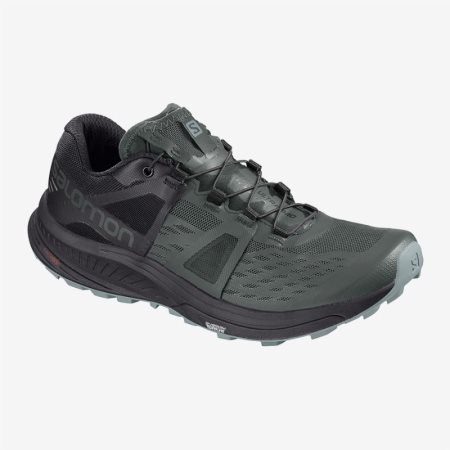 Salomon ULTRA PRO Mens Trail Running Shoes Deep Grey UK JGUI